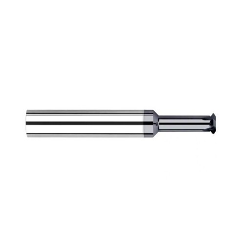 Harvey Tool 959550-C6 Thread Milling Cutter, 8 in, 2-1/2 in Overall Length, 4 Flutes, 1/4 in Shank Dia