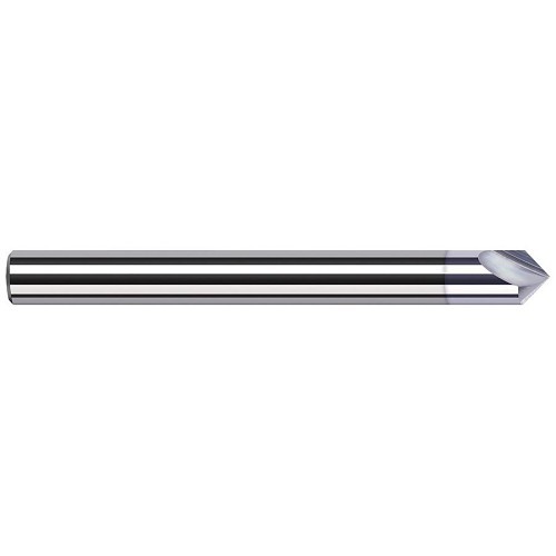 Harvey Tool Harvey Tool 967415-C8 Engraving Cutter, Pointed Shape, 1/4 in Tip Dia, 0.461 in Length of Cut, Non-Ferrous Metals Material Application