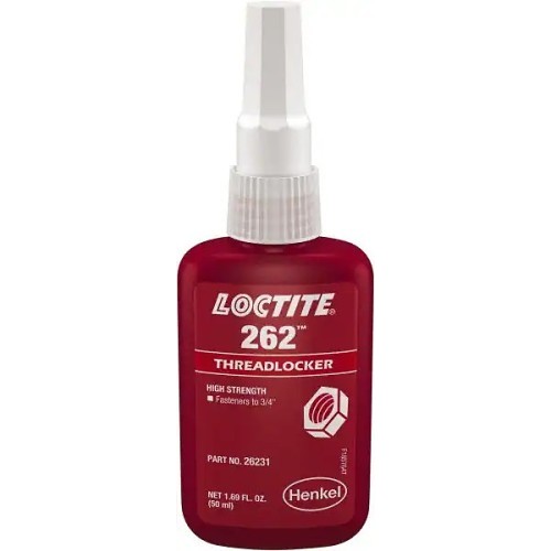 Henkel Loctite® 26221 Threadlocker, 10 mL, Bottle, Red