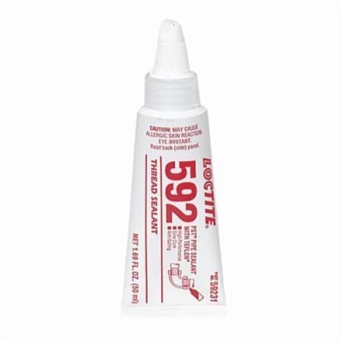 Henkel Loctite® LOC-59231 Pipe Thread Sealant, 1-Part, 50 ml Container, Tube Container, White, 1.21 Specific Gravity