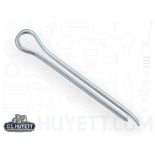 Heritageâ„¢ CPHZ-093-1000 Hammerlock Imperial Cotter Pin, 3/32 in Dia, Carbon Steel, Zinc Clear