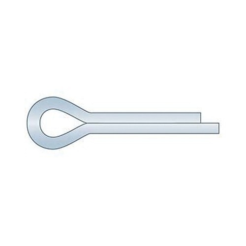 Heritage™ CP-312-2000 Imperial Standard Cotter Pin, 5/16 in Dia, Carbon Steel, Zinc Clear
