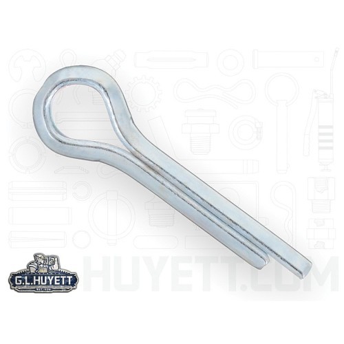 Heritage™ CP-375-1500 Imperial Standard Cotter Pin, 3/8 in Dia, Carbon Steel, Zinc Clear