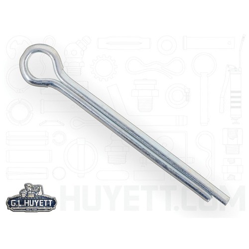 Heritage™ CP-375-3500 Imperial Standard Cotter Pin, 3/8 in Dia, Carbon Steel, Zinc Clear