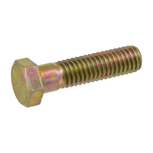 454426 Hex Head Cap Screw, 5/8 in-11 Diameter - Thread, 1-1/4 in Length Under Head, Grade 8, Steel, Yellow Zinc Plated, Imperial