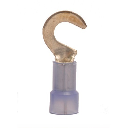 Hillsdale Terminal 50120N Hook Terminal, 16-14 AWG Conductor, Blue