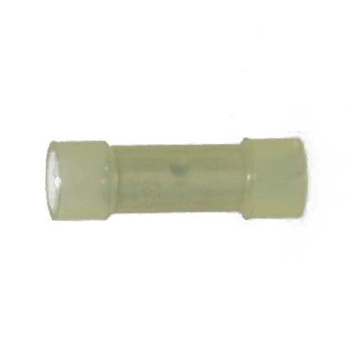 Hillsdale Terminal 50311 Butt Splice, 12 to 10 AWG Conductor, 1.07 in Length, Butted Seam Barrel, Nylon, Yellow