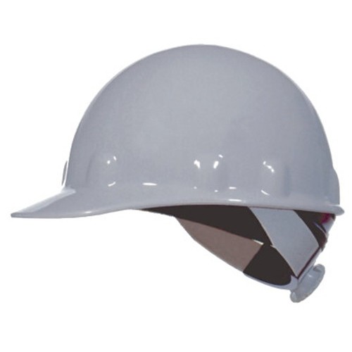 Honeywell 280-E2SW09A000 Hard Hat, 6-1/2 in Fits Minimum Hat, 8 in Fits Maximum Hat, Thermoplastic, 8-Point Swing Strap Suspension, Class C, G, E ANSI Electrical Class Rating, 1 ANSI Impact Rating, Graphics: None, No Slotted, Ratchet Adjustment, Gray