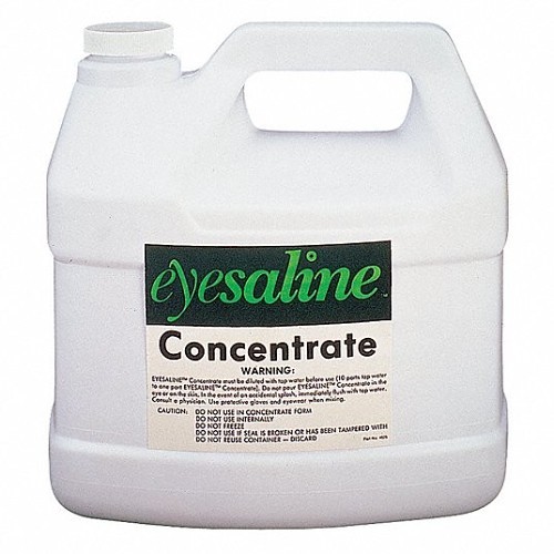 Honeywell 32-000513-0000-H5 Eye Wash Saline Concentrate, 180 oz Container, Bottle Container, For Use With: Fendall Eye Wash Stations, ANSI Z358.2 Specifications Met