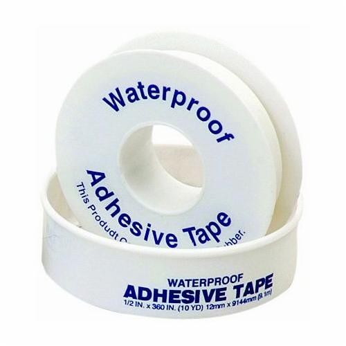 Honeywell 714-023143 First Aid Tape, 5 yd Length, 1/2 in Width, White, Dry Natural Rubber