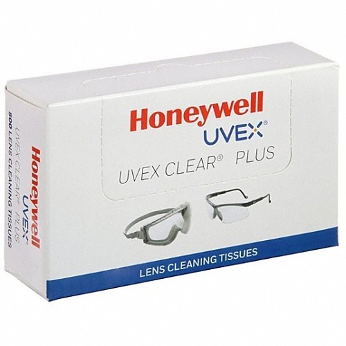 Honeywell Safety Uvex® by Honeywell S474 Lens Cleaning Tissue, 4-3/4 in W x 7-7/8 in L Tissue, 500 Tissue, For Use With: Lens Cleaning Solution