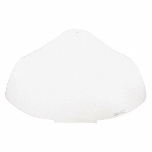 Honeywell Safety Uvex® by Honeywell S8550 Face Shield Replacement Visor, Clear Uncoated, Polycarbonate, 9-1/2 in Visor Height, 14-1/4 in Visor Width, 0.04 in Visor Thickness, Meets ANSI Z87+ (High Impact), CSA Z94.3 Certified Specifications Met, Clear Lens Shade