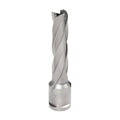 Hougen® 12217 Annular Cutter, 17/32 in Cutter Dia, 2 in Cutting Depth, High Speed Steel, Bright/Uncoated, Weldon Flat Shank