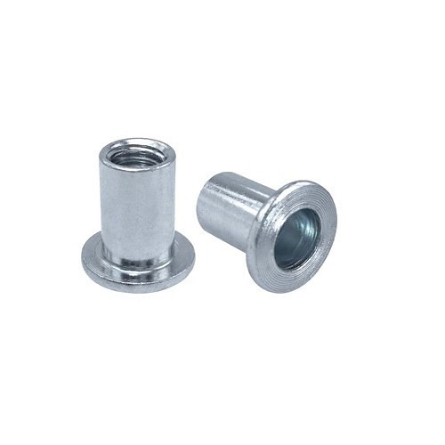Rivet Nut, Aluminum, 1/4-20 in, 140 in Drill