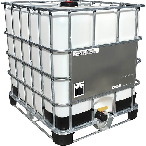 IBC Tanks 275G Storage Tank, 275 gal, 46 in Height, 40 in Width, 48 in Depth