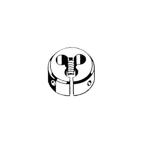 ICS Cutting Tools RAD-#2-56 Round Die, Imperial, #2-56 Thread, 13/16 in Die Outside Diameter, High Speed Steel