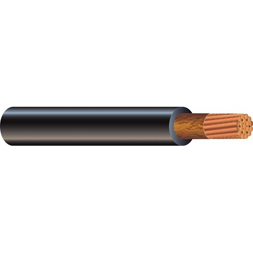 Southwire® 104160408 Flexible Strand Excelene Welding Cable, 600 VAC, (1) 2/0 AWG Bare Stranded Copper Conductor, 250 ft L