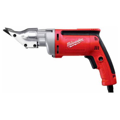 Milwaukee® 6852-20 Double Insulated Corded Electric Shear, 18 ga Cold Rolled Steel, 22 ga Stainless Steel Cutting, 0 to 2500 spm, 120 VAC, 12-1/4 in OAL