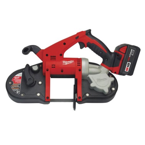 Milwaukee® 2629-22 Cordless Band Saw Kit, 3-1/4 in Cutting, 35.375 in L x 0.5 in W x 0.02 in THK Blade, 18 VDC, 3 Ah Lithium-Ion Battery