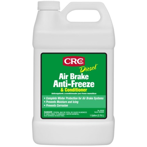 CRC® 05528 Flammable Premium Air Brake Anti-freeze, 1 gal Can, Liquid, Clear, Pungent