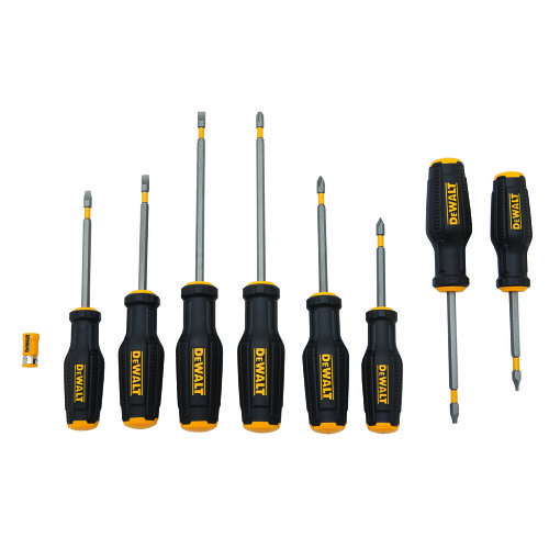 DeWALT® MAX FIT® DWHT62058 Screwdriver Set, 8 Pieces, Rubber