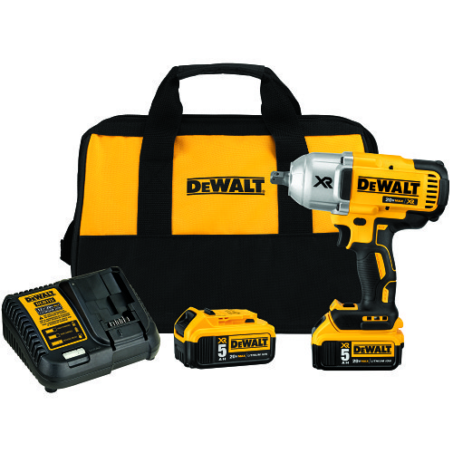 DeWALT® 20V MAX* MATRIX™ XR™ DCF899P2 Compact Cordless Impact Wrench Kit, 1/2 in Straight Drive, 700 ft-lb Torque, 20 VDC, 8-13/16 in OAL