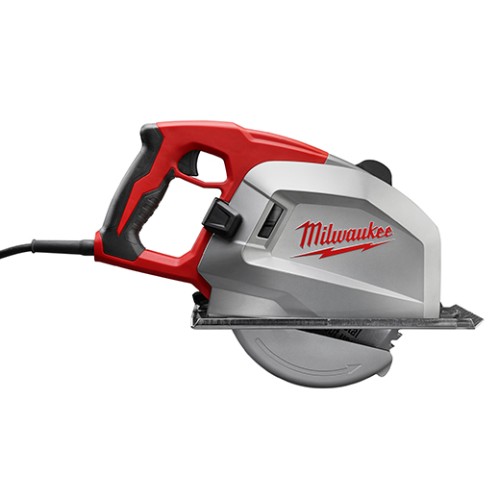 Milwaukee® 6370-21 Grounded Corded Circular Saw Kit, 8 in Dia Blade, 5/8 in Arbor/Shank, 2-9/16 in at 90 deg Cutting, Right Blade Side