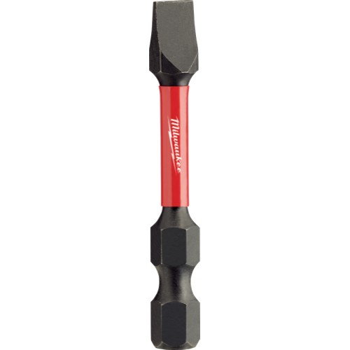 Milwaukee® SHOCKWAVE™ Impact Duty™ 48-32-4918 Impact Power Bit, 1/4 in Slotted Point, 2 in OAL, 1/4 in, Steel
