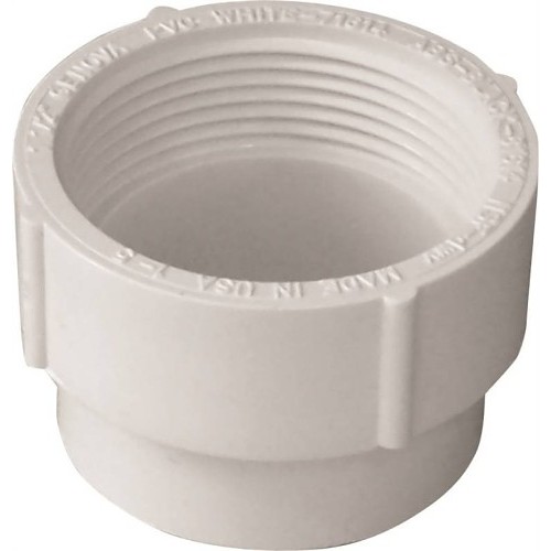 IPEX Canplas® 6159594 Adapter, 2 in Nominal, Spigot x FNPT, SCH 40/STD Schedule, PVC