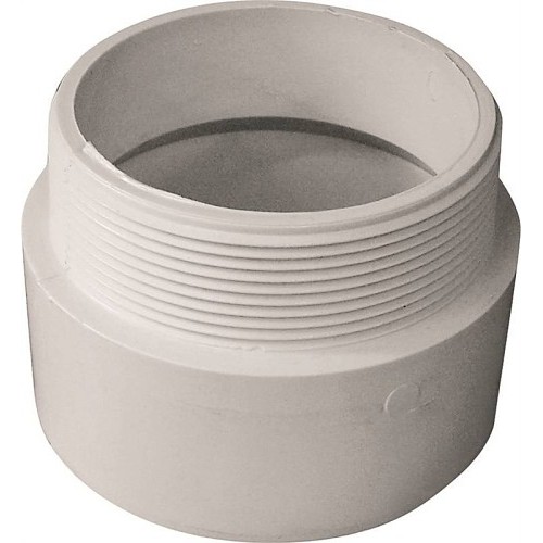 IPEX Canplas® 6802243 Pipe Adapter, 4 in Nominal, Hub x MNPT, SCH 40/STD Schedule, PVC