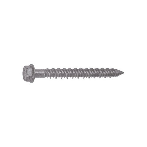 ITW Buildex Tapcon® 09209714045 Screw Anchor, 1/4 in Dia, 2-3/4 in Overall Length, Phillips Flat Head Drive