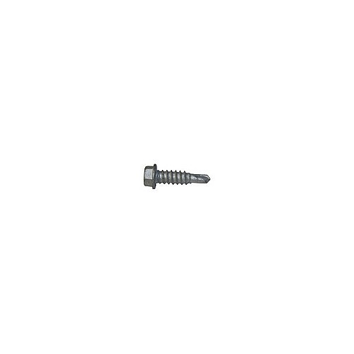 ITW Buildex 1399053 Tek Screw, 1/4 in-14 Diameter - Thread, 7/8 in Overall Length, Hex Washer Head