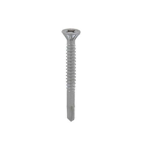 ITW Buildex 1791000 Tek Screw, #10-16 Diameter - Thread, 1-13/16 in Overall Length, Flat Head, Phillips Drive