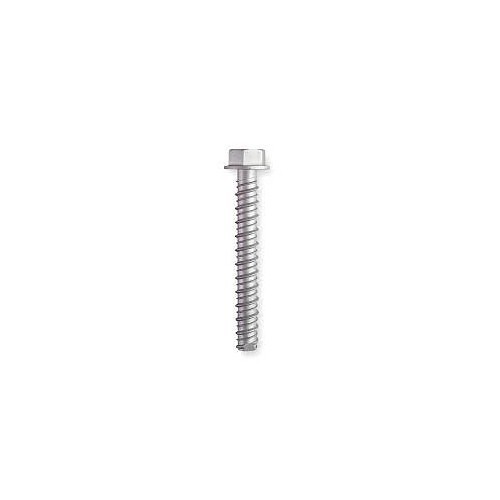 ITW Buildex RED HEAD® LDT-3850 Screw Anchor, 3/8 in Dia, 5 in Overall Length, Hex Washer Head Drive, Hardened Steel, 1-1/2 in Minimum Embedment Depth