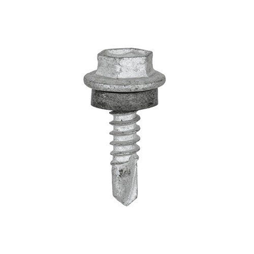 ITW CCNA 1389000 Tek Screw, 1/4 in-14 Diameter - Thread, 7/8 in Overall Length, Hex Washer Head