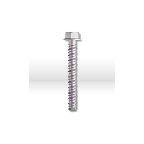 ITW COMMERCIAL CONSTRUCTION LDT-1260 Screw Anchor, 1/2 in Dia, 6 in Overall Length, Hex Washer Head Drive