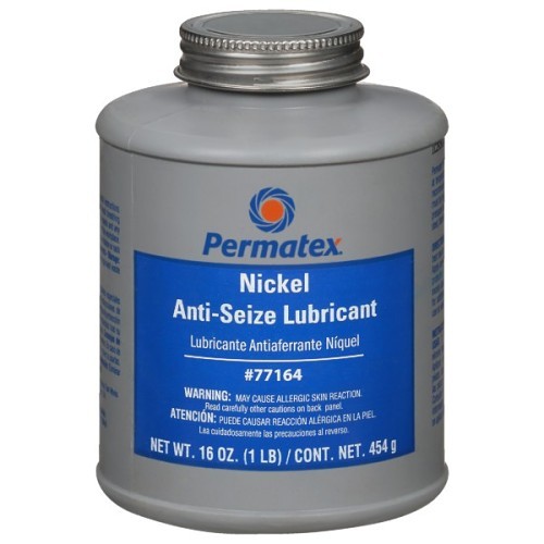 ITW Polymers Adhesives Permatex® 77164 Anti-Seize Lubricant, 16 oz Container, Brush Top Bottle Container, Paste Form, Silver, 1.12 Specific Gravity