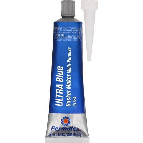 ITW Polymers Adhesives Permatex® 81724 Gasket Maker, 3.5 oz, Tube, Paste Liquid, Blue