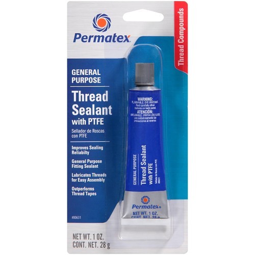 ITW Polymers Adhesives Permatex® PT80631 Thread Sealant, 1 oz, Tube