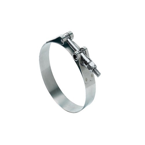 Ideal Tridon Tridon® 30010-0500051 T-Bolt Clamp, 5 in Nominal, 5-5-5/16 in Outside Dia, 0.75 in Thickness, 201/301 Stainless Steel