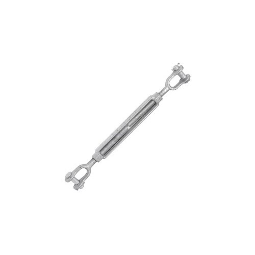 Indusco 939 00526 Eye Turnbuckle, 1 in Thread Diameter, 10000 lb Working Load, 12 in Take Up, 22.72 in Closed Length