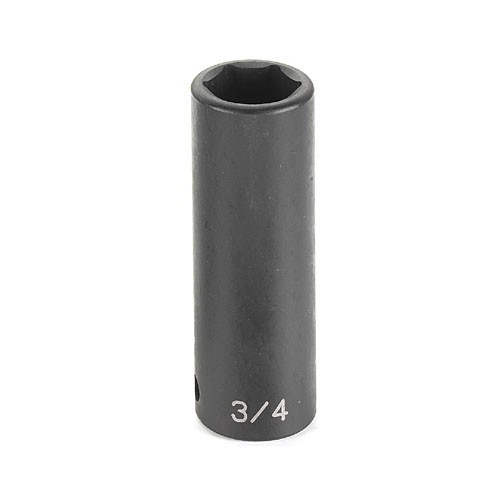 Socket Driver Bit, Metric, 6 Point Drive, 1/2 in Drive, 7/8 in Bit Length