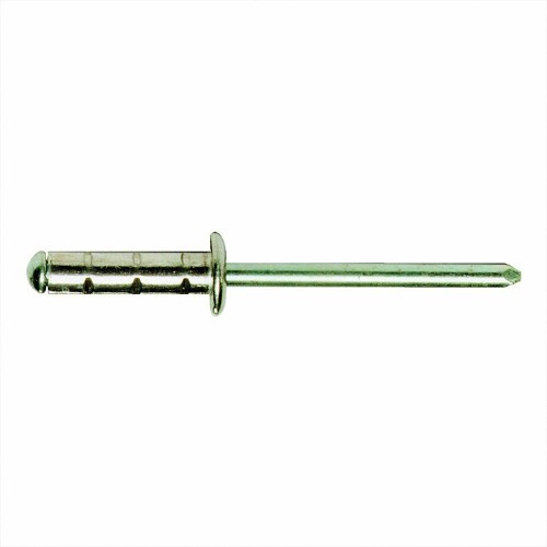 Industrial Rivet & Fastener GSMD612A Mandrel Rivet, Aluminum/Steel, 3/16 in Rivet Dia, 3/4 in Length