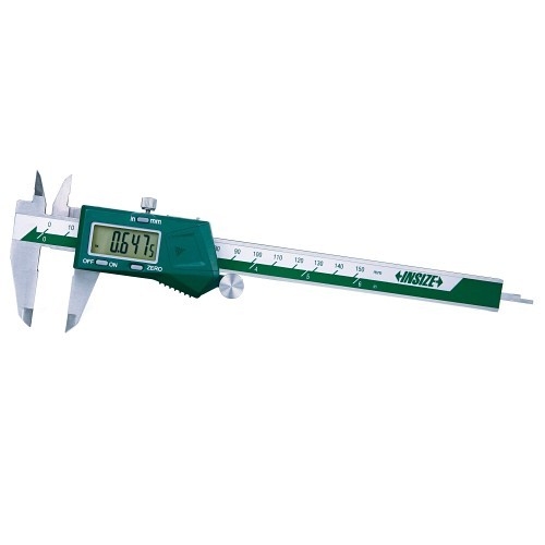 Insize Insize 1108-150 Digital Caliper, Measuring Range: 0 to 150 mm, Stainless Steel