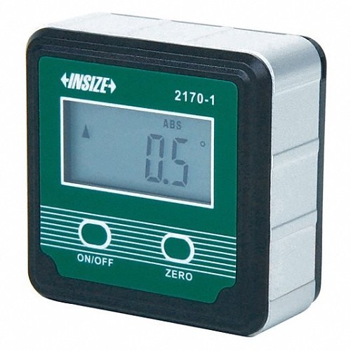 Insize 2170-1 Electronic Level, 2.36 in Length, 1.11 in Width, Vial Positions: 0