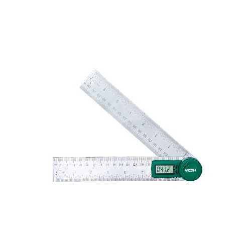 Insize Insize 2176-200 Digital Protractor, Measuring Range: 0 to 360 deg, Graduations: 1 mm, 1/32 in, Stainless Steel