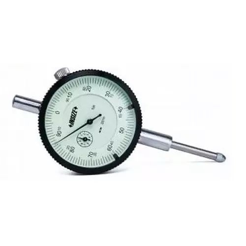 Insize Insize 2307-2 Dial Indicator, Measuring Range: 0 to 2 in, 0-100 Dial, Graduations: 0.001 in