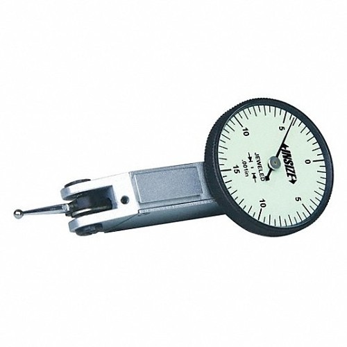 Insize 2380-31 Dial Test Indicator, 0 - 0.03 in, 0 to 15 to 0 Dial, Graduations: 0.001 in, 1.18 in Dial