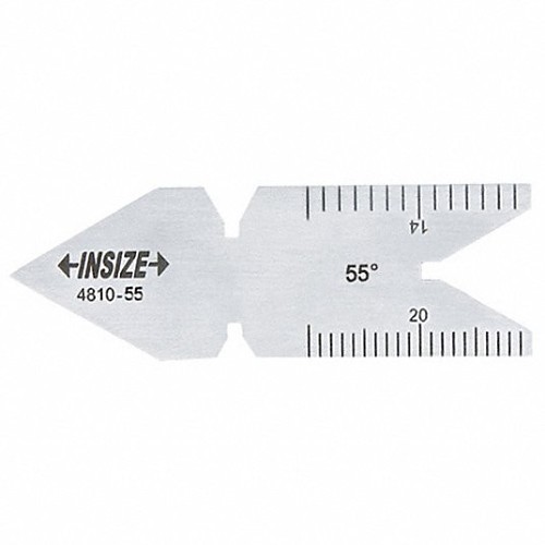 Insize 4810-55 55 deg Center Gauge, Stainless Steel