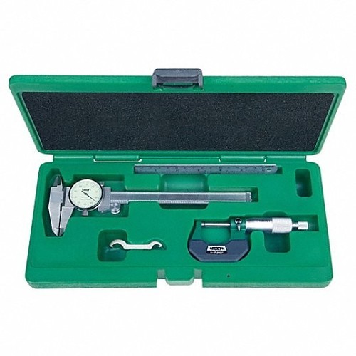 Insize Insize 5003-1 Precision Measuring Tool Kit, Specifications: 0 to 6 in Caliper